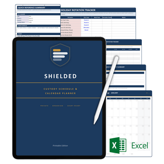 Custody Schedule & Calendar Planner